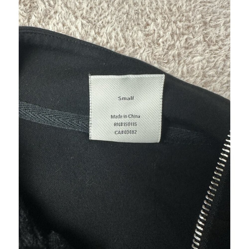 Varley Ritchie Short Sleeve Half Zip Sweat In Black Size S - Picture 10 of 13